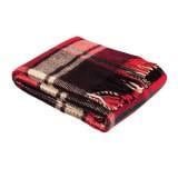 Плед вовняний вовняний 140х200 см Червоний - фото 2