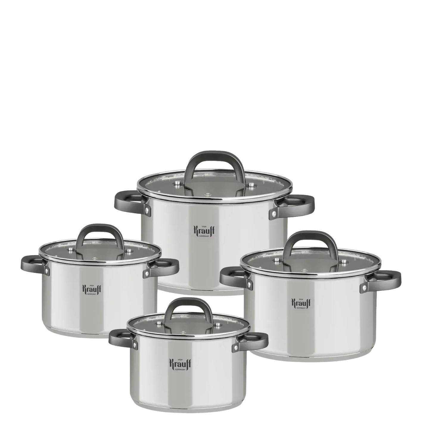 Набор кастрюль Krauff Prime Chef с половником лопаткой и сумкой-шоппер 8 пр. (26244523) - фото 2 Набор кастрюль Krauff Prime Chef с половником лопаткой и сумкой-шоппер 8 пр. (26244523) - фото 2