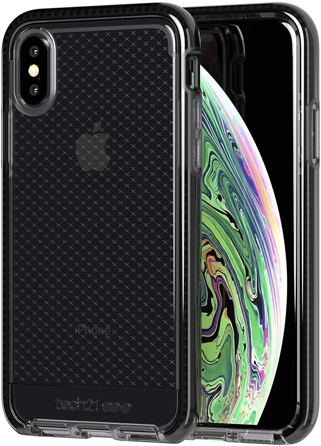 Чехол противоударный Tech21 Evo Check для Iphone X/XS Smoke Black