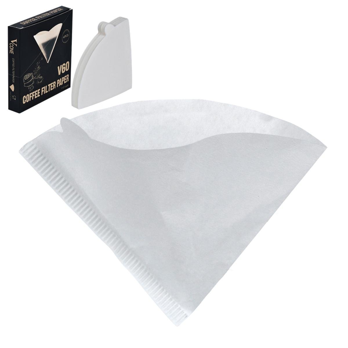 Фільтр для кави паперовий Coffee Filters V60 40 шт. (R100154) - фото 6 Фільтр для кави паперовий Coffee Filters V60 40 шт. (R100154) - фото 6