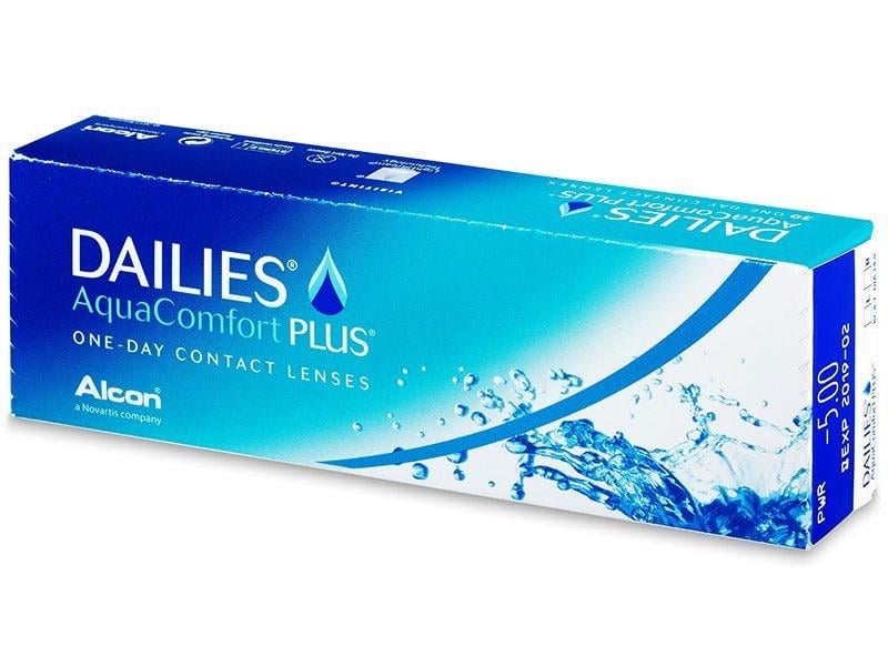 Контактные линзы Alcon Dailies AquaComfort Plus 90 шт. - фото 1