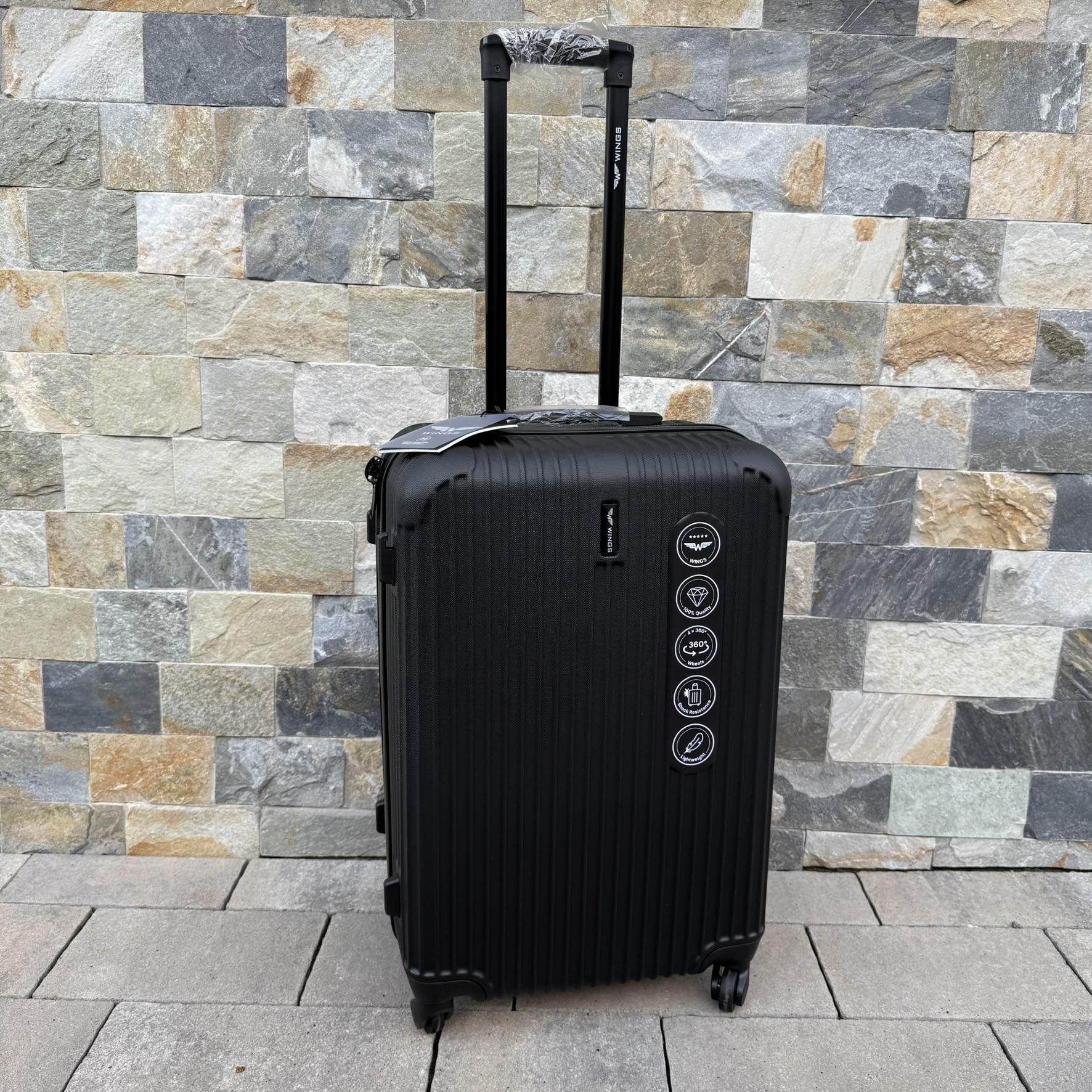 Валіза Wings TR058 дорожня M Чорний (30631211) - фото 2 Валіза Wings TR058 дорожня M Чорний (30631211) - фото 2