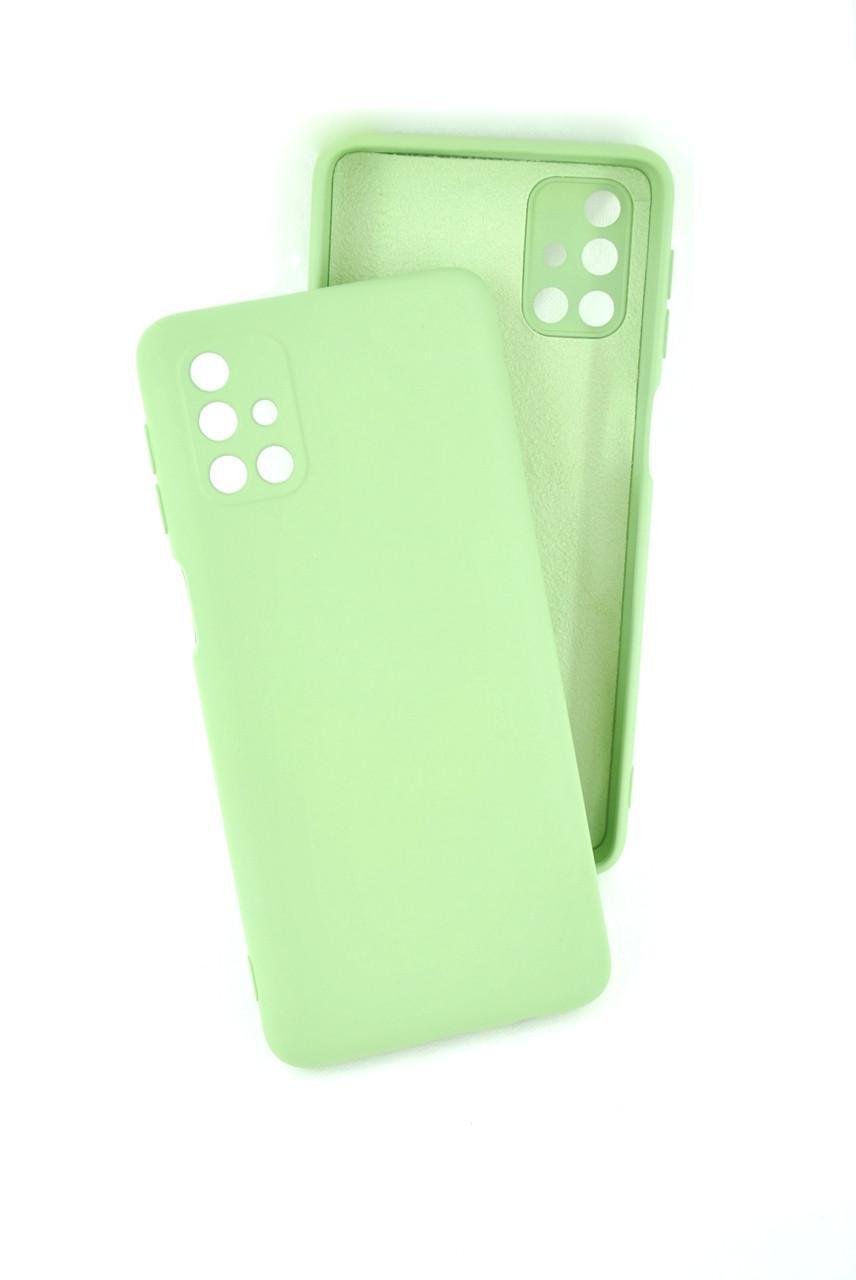 Чехол для телефона Samsung A01 Core/M01 Core Silicone Soft Touch Light green - фото 1