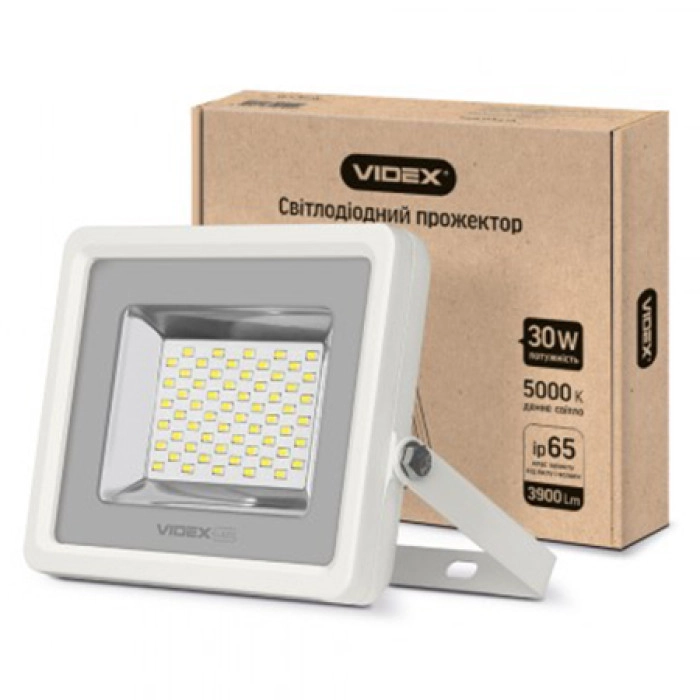 LED-прожектор Videx PREMIUM 30W 5000K 220V White (VL-F305W) LED-прожектор Videx PREMIUM 30W 5000K 220V White (VL-F305W)