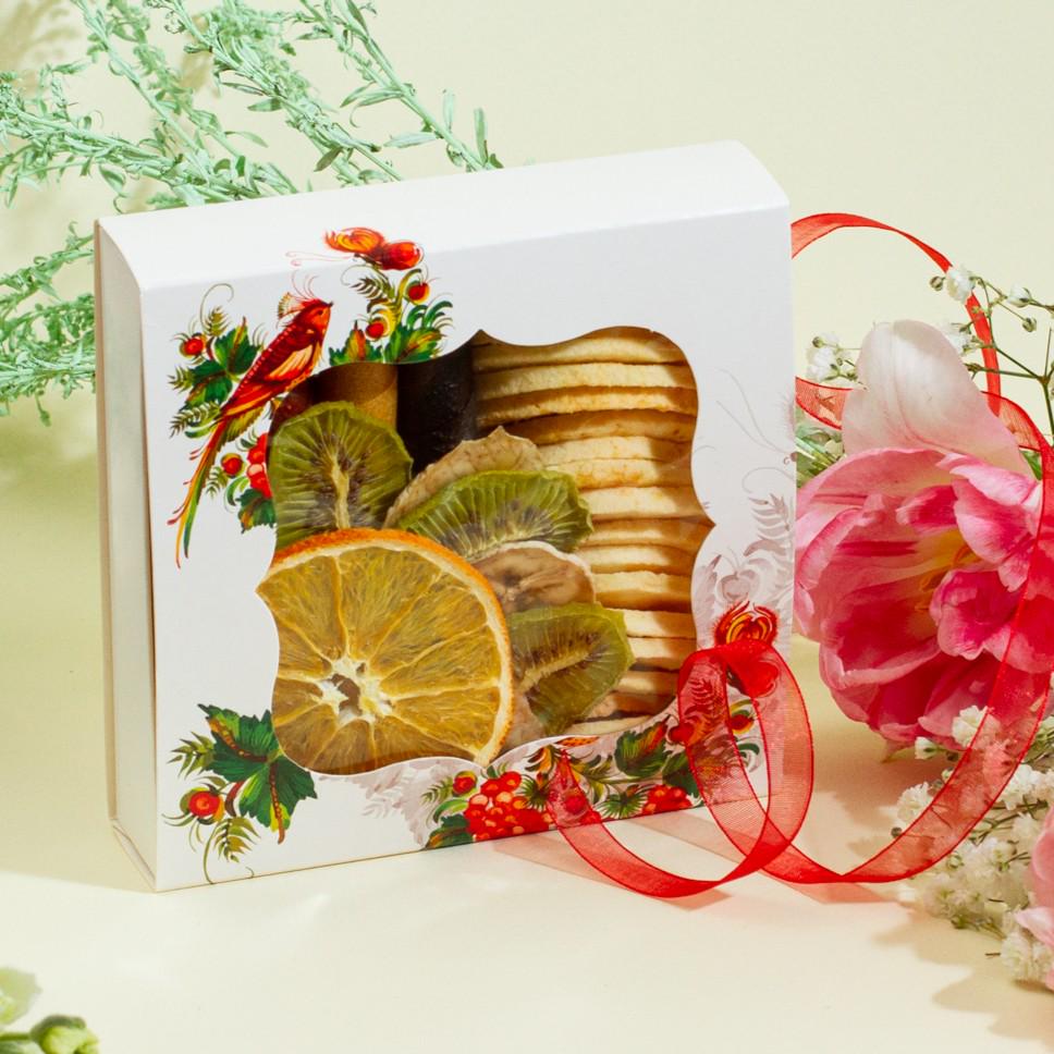 Набір пастили подарунковий Асорті снеків та фріпсів калина 100 г (FS-05028/5)