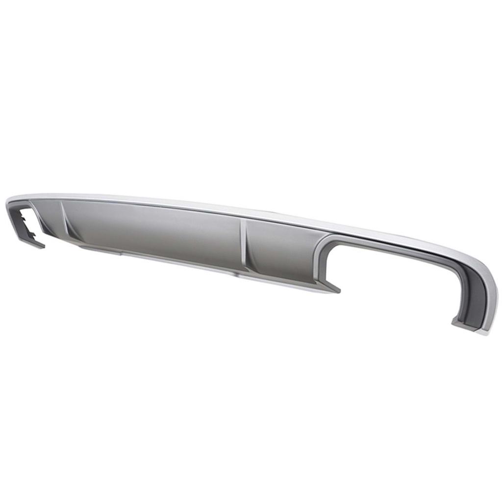 Диффузор заднего бампера DPT 2016-2019 для Audi A4 B9 2015-2024 гг. abs-пластик Черный (146208)