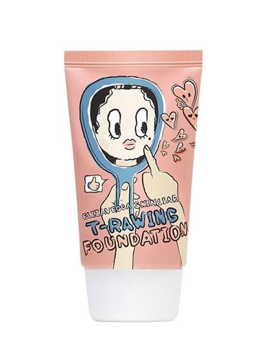 Тональная основа Elizavecca SkinLiar T-Rawing Foundation No 9 50 мл Light-beige