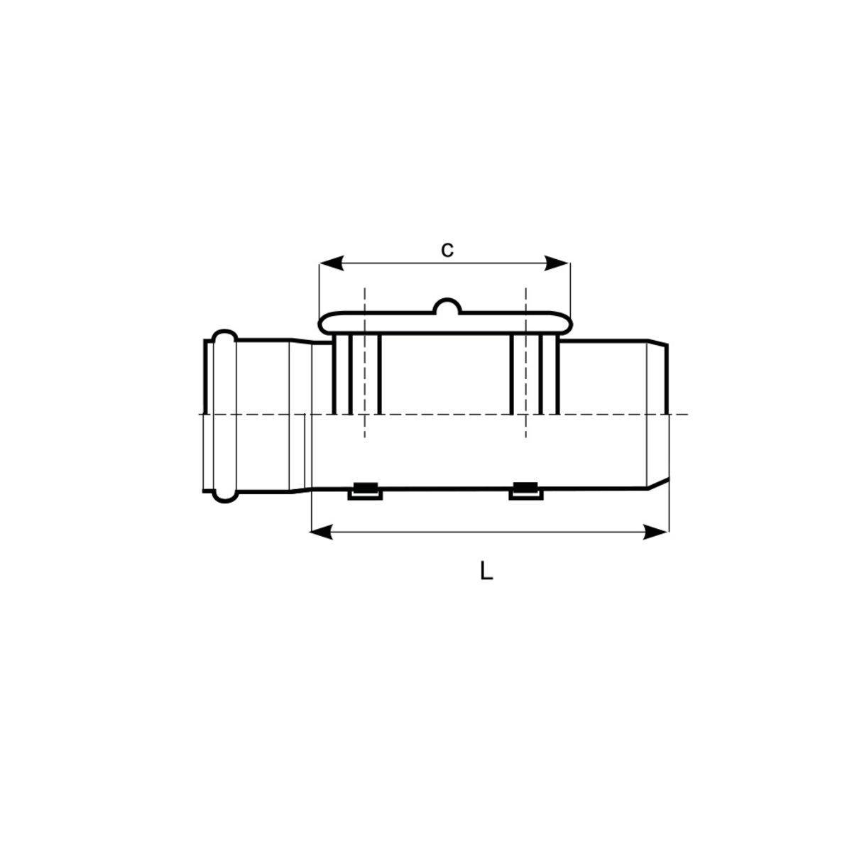 Ревизия канализационная Magnaplast KG ПВХ 160 мм (22160) - фото 2