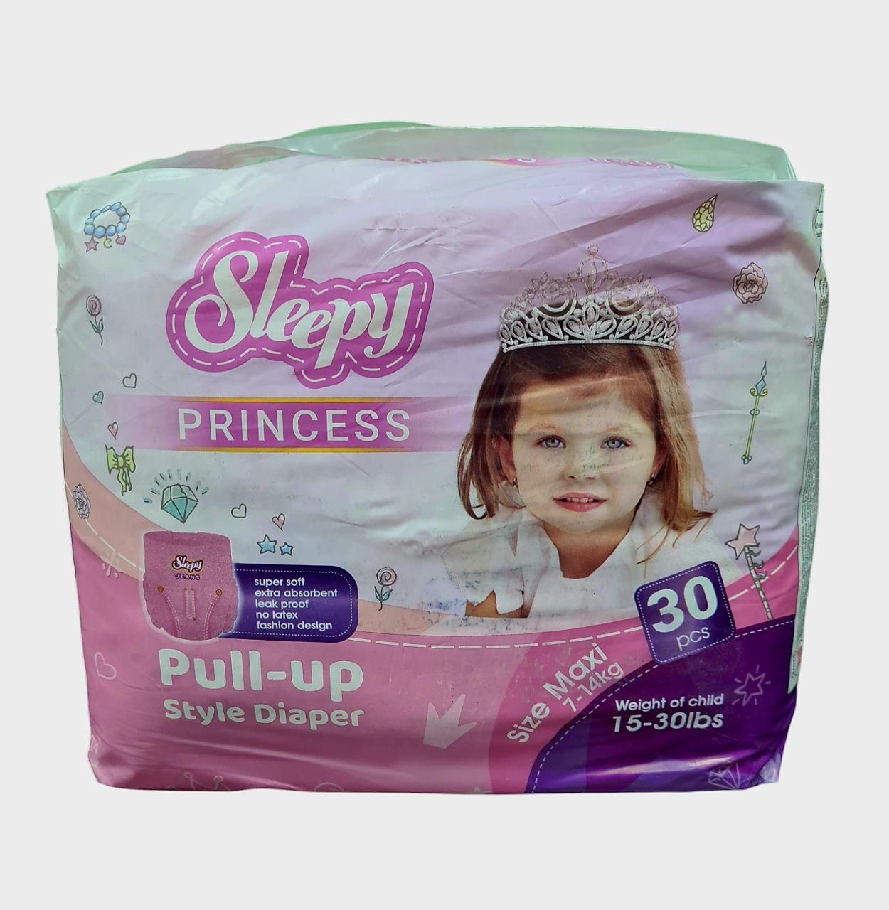 Подгузники-трусики детские Sleepy Princes Training Maxi 4 7-14 кг 30 шт. (000006314)