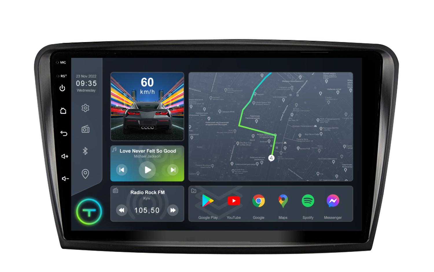 Автомагнитола штатная Torssen F10232 для Skoda Superb 2016- г. 4G/Carplay/DSP 2/32 GB 10" (20221056)