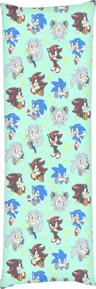 Подушка дакимакура Sonic 46 60x180 см (14094539)