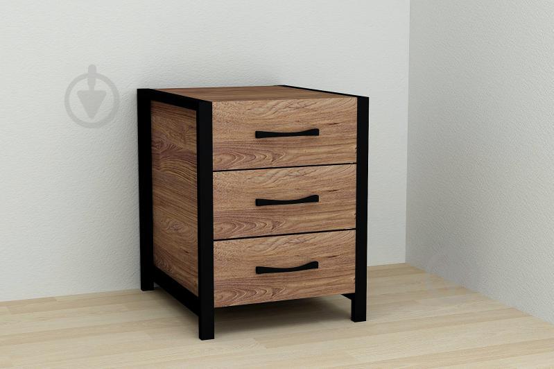 Тумба Ferrum-decor Вивьен 3 50x41x40 см Дуб Сонома (XK00149)