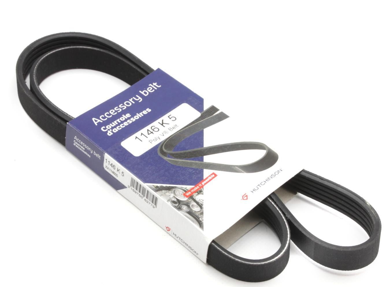 Ремінь генератора HUTCHINSON Fiat Doblo 1.4 05- 5PK1146 (1146_K_5)