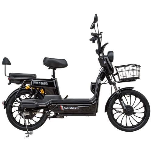 Велосипед с электромотором Spark RIDER 14" 48V 500W 20 Ah Черный (000227051)