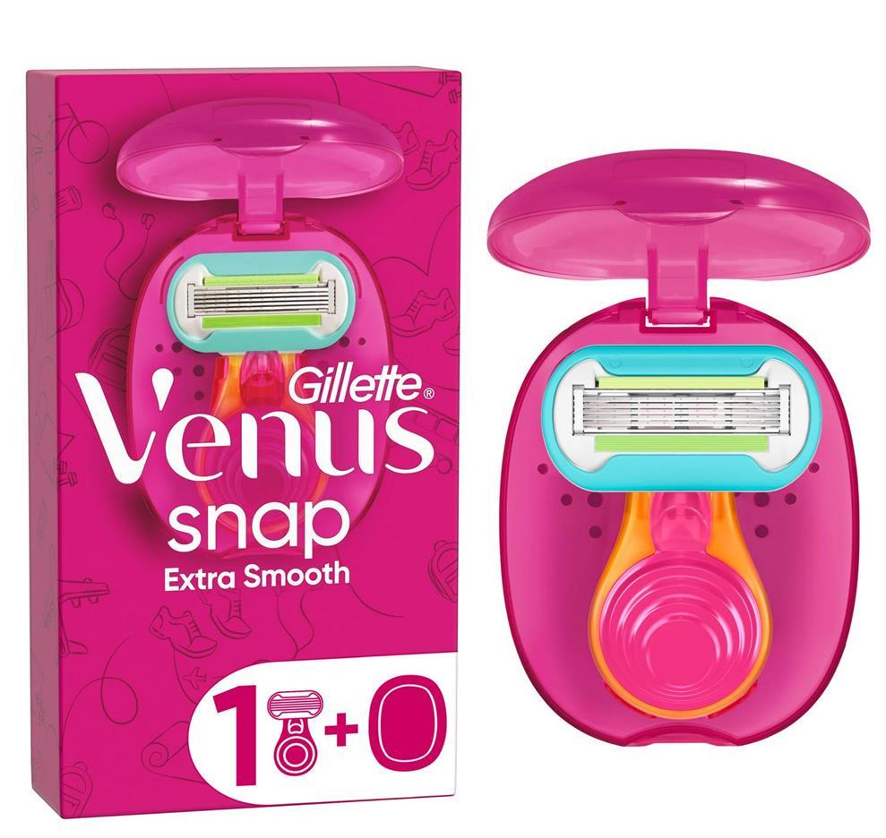 Станок бритвенный женский Gillette Venus Snap с картриджем Embrace компактный (7702018571666)