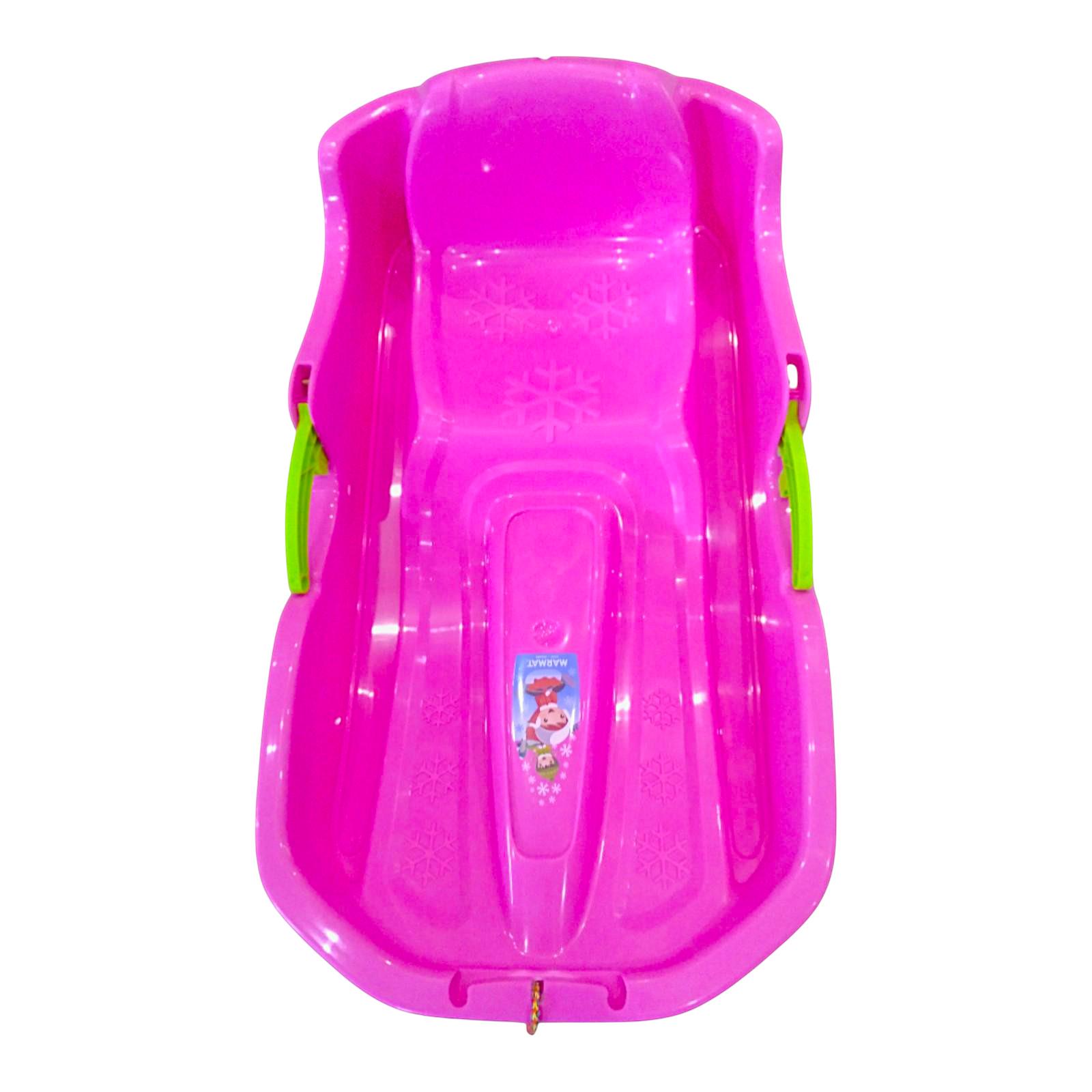 Санки дитячі з гальмами Marmat Speed Bob Рожевий (11138) - фото 4 Санки дитячі з гальмами Marmat Speed Bob Рожевий (11138) - фото 4