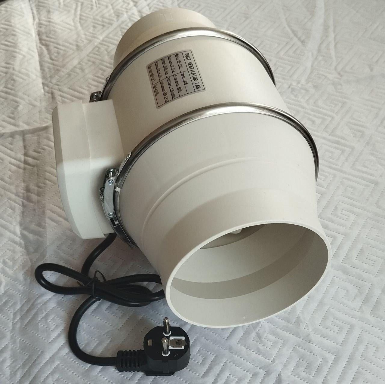 Вентилятор канальный ZLE Co HF-125 смешанного типа D 125 мм (22119461)