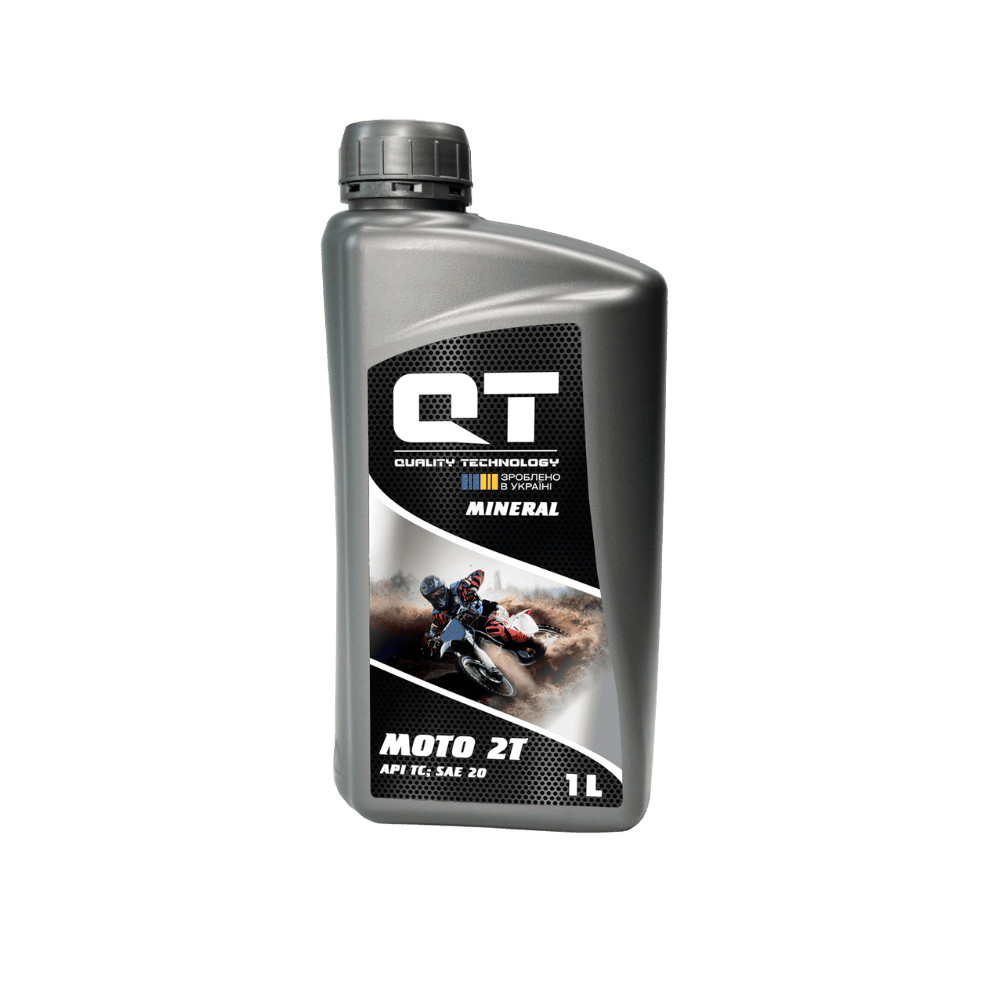 Масло для двухтактных двигателей QT-Oil Mineral 2T минеральное 1 л (QT1520001)