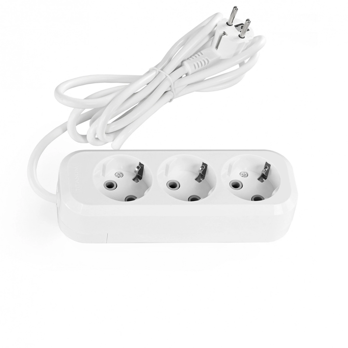 Подовжувач мережевий TITANUM STANDARD з заземленням 3 гнізда 3 м 3x1,5 мм Білий (TF-ES316G-3W) Подовжувач мережевий TITANUM STANDARD з заземленням 3 гнізда 3 м 3x1,5 мм Білий (TF-ES316G-3W)