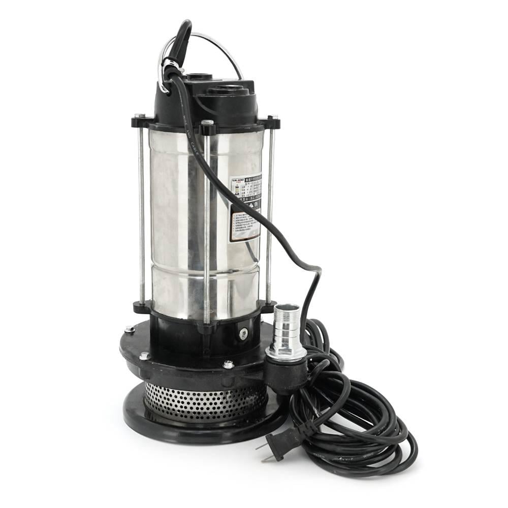 Занурювальний насос 1800W 220V до 5 м3/год підйом до 32 м 25 мм нержавіюча сталь 390х220х240 мм 9,554 кг/перехідник