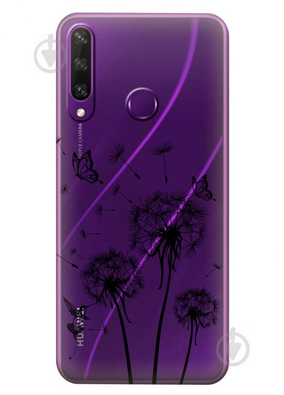 Прозрачный силиконовый чехол iSwag для Huawei Y6p с рисунком - Одуванчики (KS2371) Прозрачный силиконовый чехол iSwag для Huawei Y6p с рисунком - Одуванчики (KS2371)