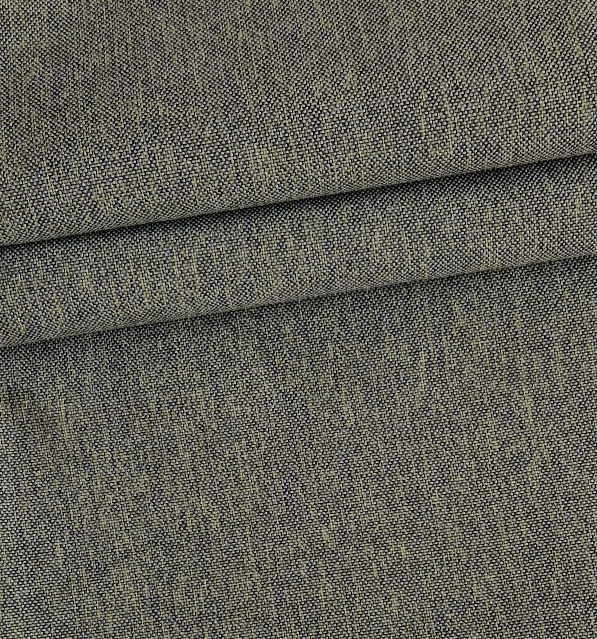 Тканина меблева з підкладкою MEVERIC рогожка 150 см Сіро-зелений (25685448)