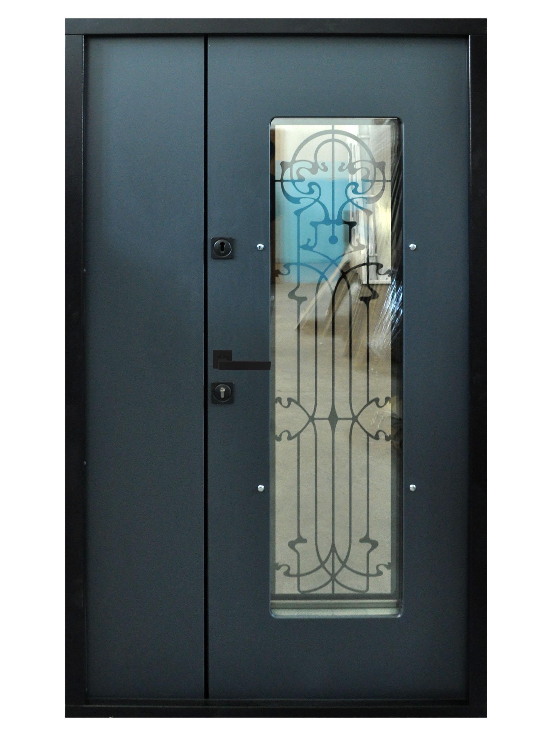 Двері вхідні Максимум NPL400 2040х1200 мм Антрацит (12500498) - фото 2 Двері вхідні Максимум NPL400 2040х1200 мм Антрацит (12500498) - фото 2