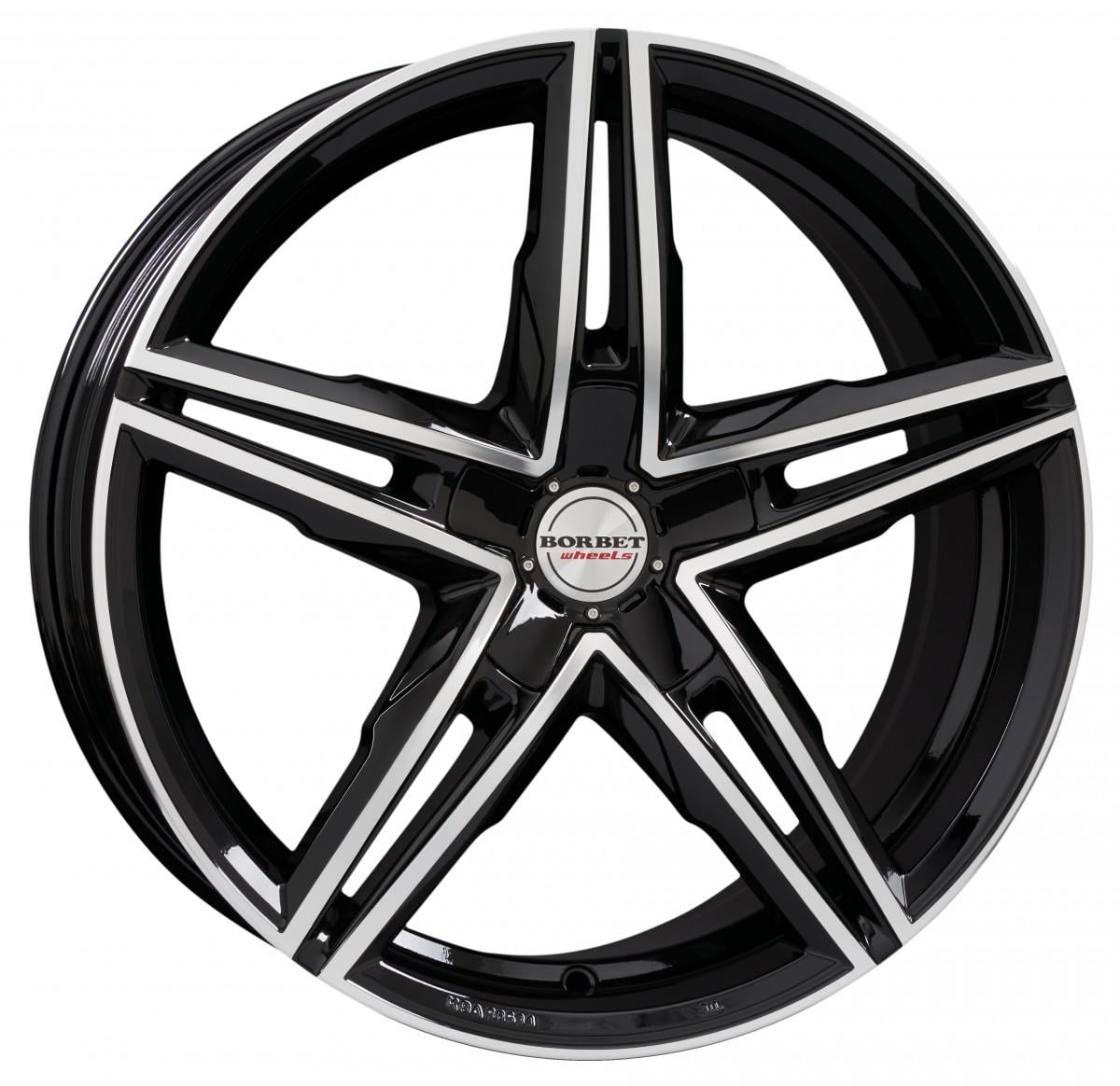 Литі диски Borbet XRS 8,5x19 5x112 ET40 DIA72,6 Gloss black polished