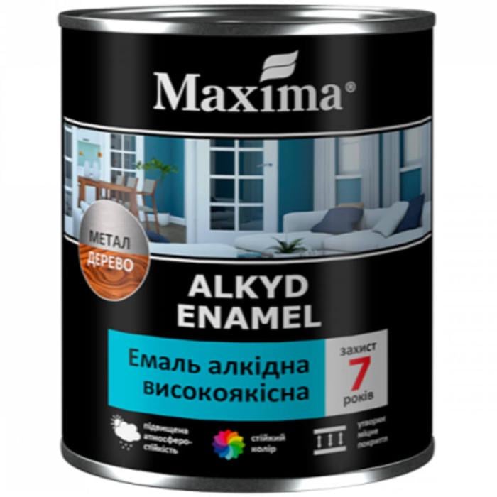 Эмаль Maxima 2,3 кг Темно-серый глянец (27271560)