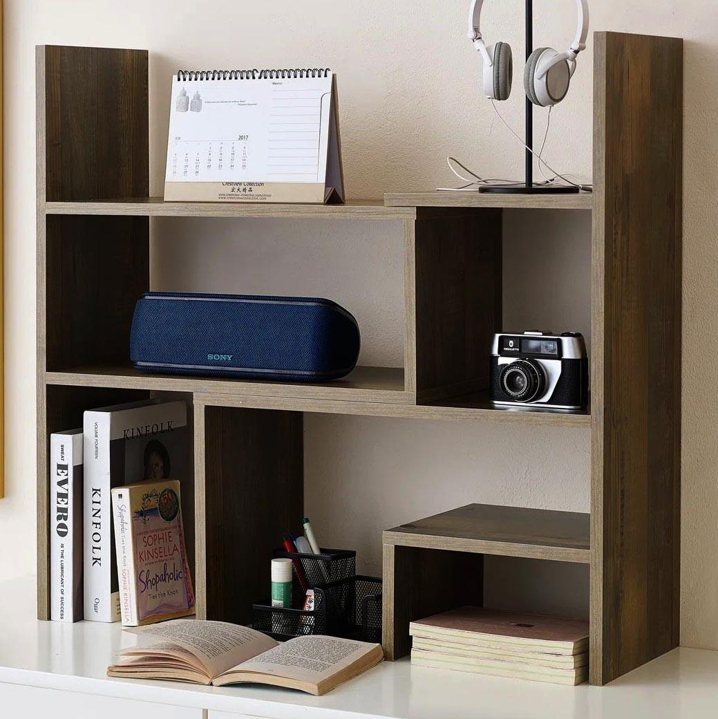 Полка-надстройка настольная из дерева Лесконт эспрессо (АКД-002535) Полка-надстройка настольная из дерева Лесконт эспрессо (АКД-002535)