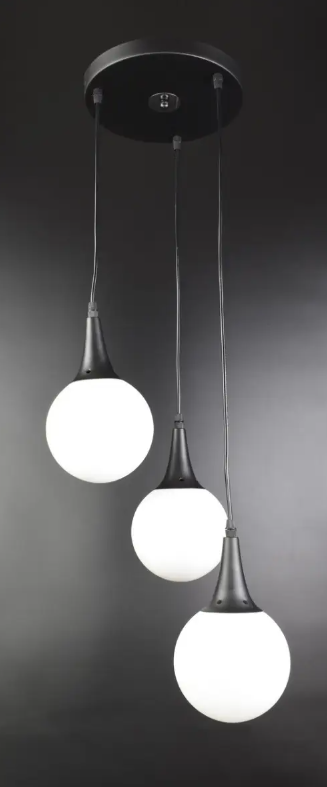 Люстра потолочная подвесная в стиле LOFT 11191/3 Черный (NA005063)