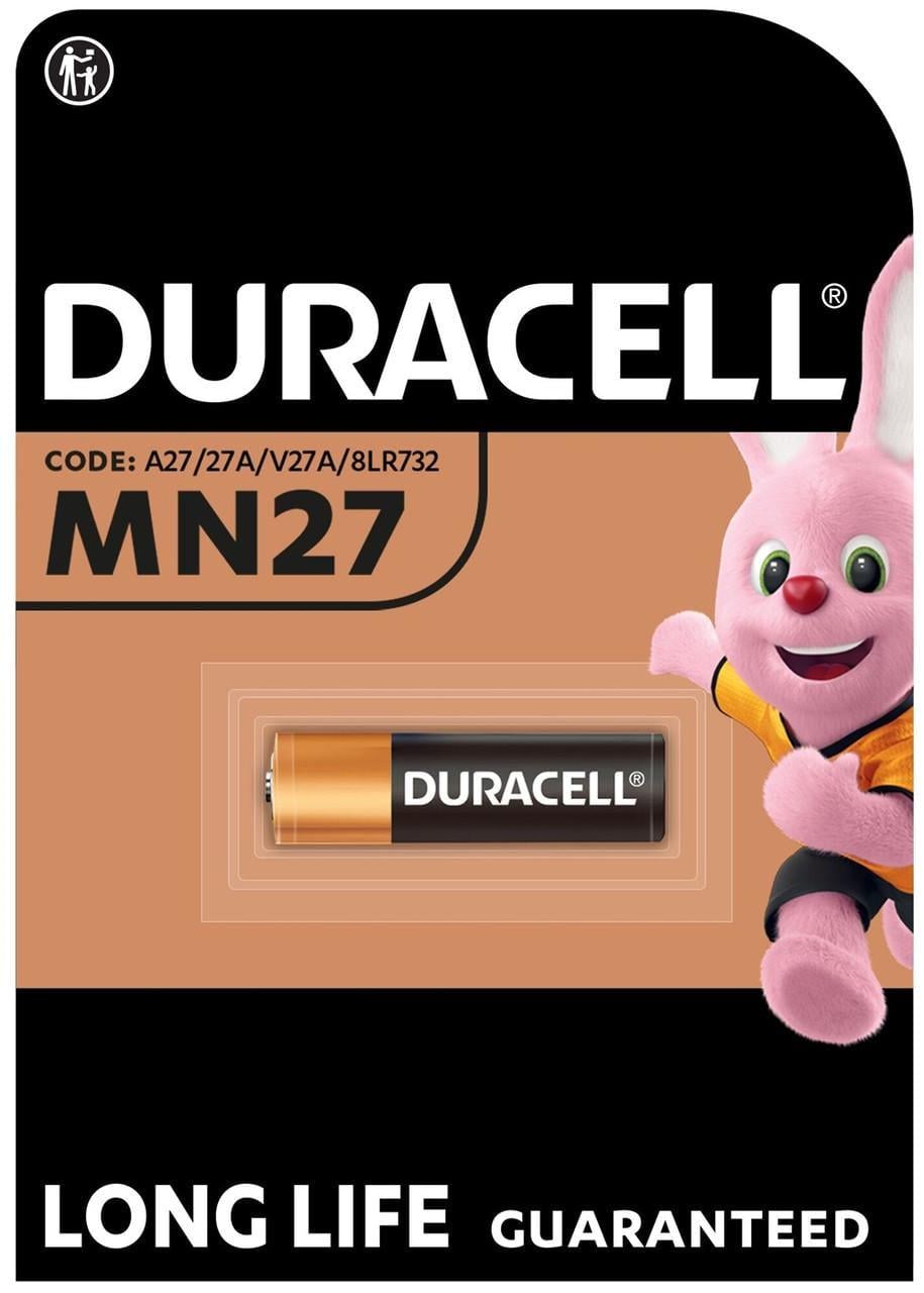 Спеціалізована лужна батарейка Duracell MN27 12V 1 шт. (5260619)
