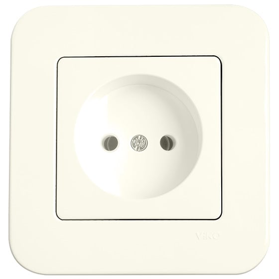 Розетка штепсельная VIKO Rollina Крем (221773)