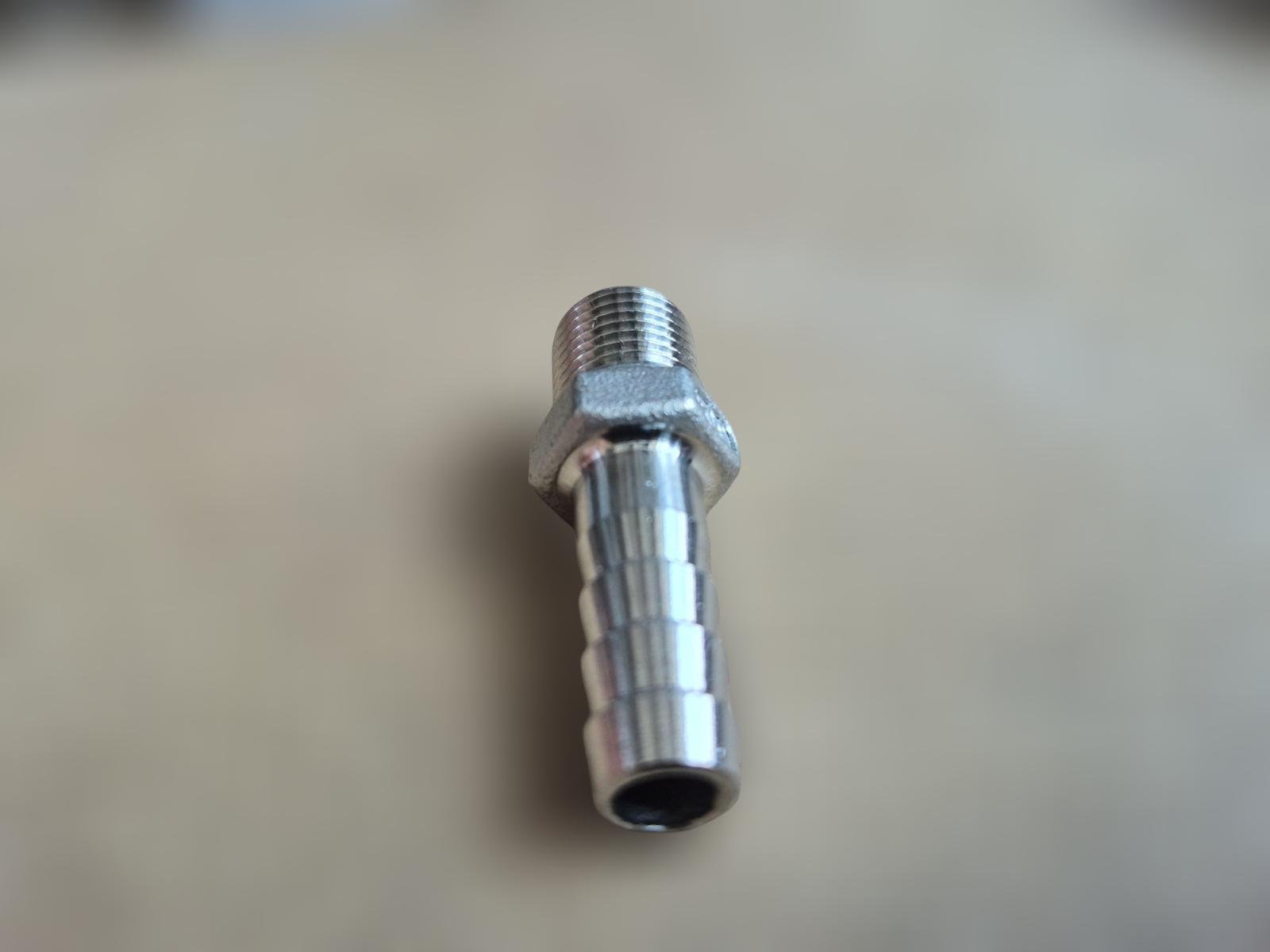 Штуцер шланговий різьбовий DN8 AISI304 BSPP Class-150 ялинка/шестигранник н/ж сталь 10 мм 1/4" (29203298) - фото 6 Штуцер шланговий різьбовий DN8 AISI304 BSPP Class-150 ялинка/шестигранник н/ж сталь 10 мм 1/4" (29203298) - фото 6