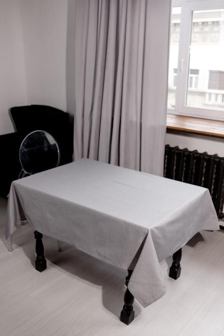 Скатерть Прованс RINO 220x134 см Серый (37144)