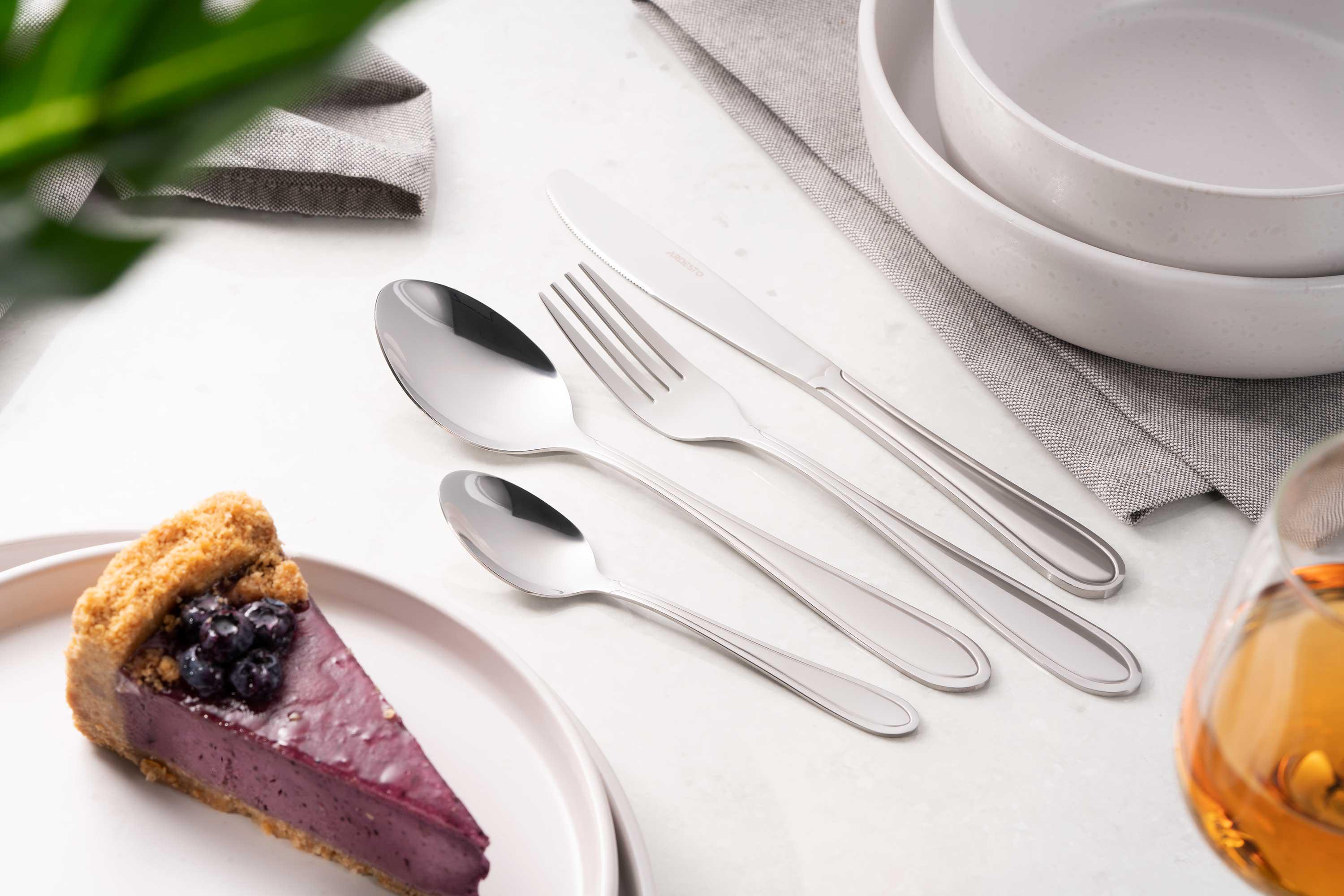 Набор столовых ножей Ardesto Gemini Venice из нержавеющей стали 220 мм 2шт. (AR1906VK) - фото 5