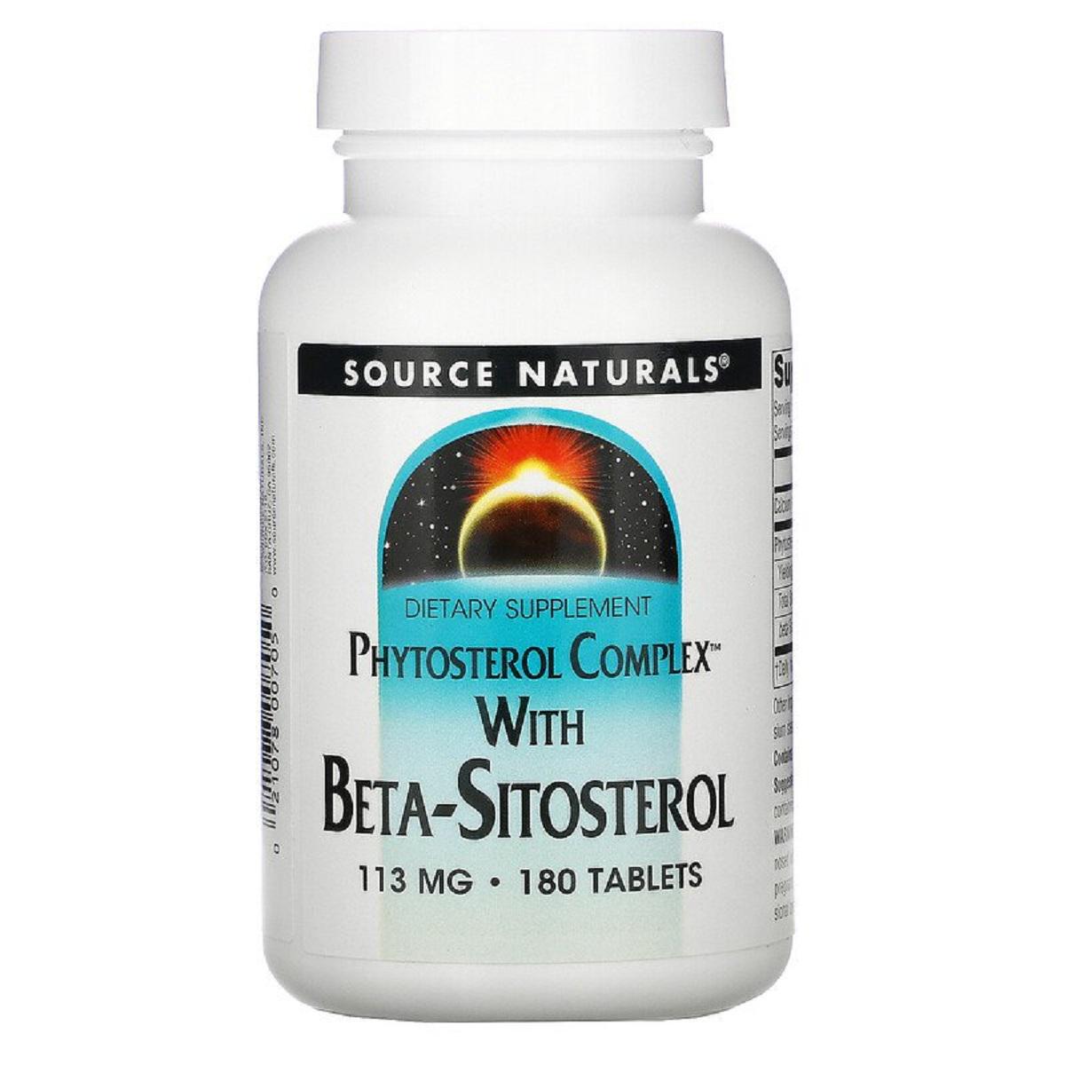 Бета-ситостерол Source Naturals 180 таблеток 113 мг (3972)