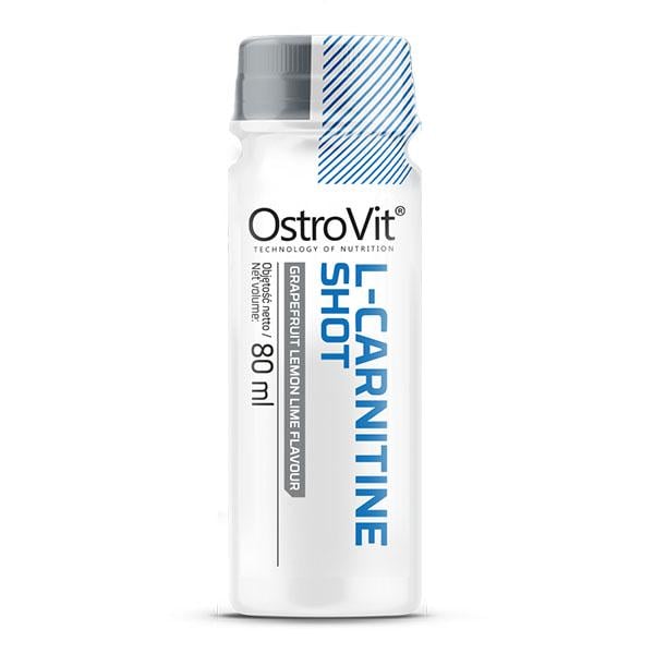 Жиросжигатель для спорта OstroVit L-Carnitine Shot 20х80 мл Grapefruit Lemon Lime (000025033)