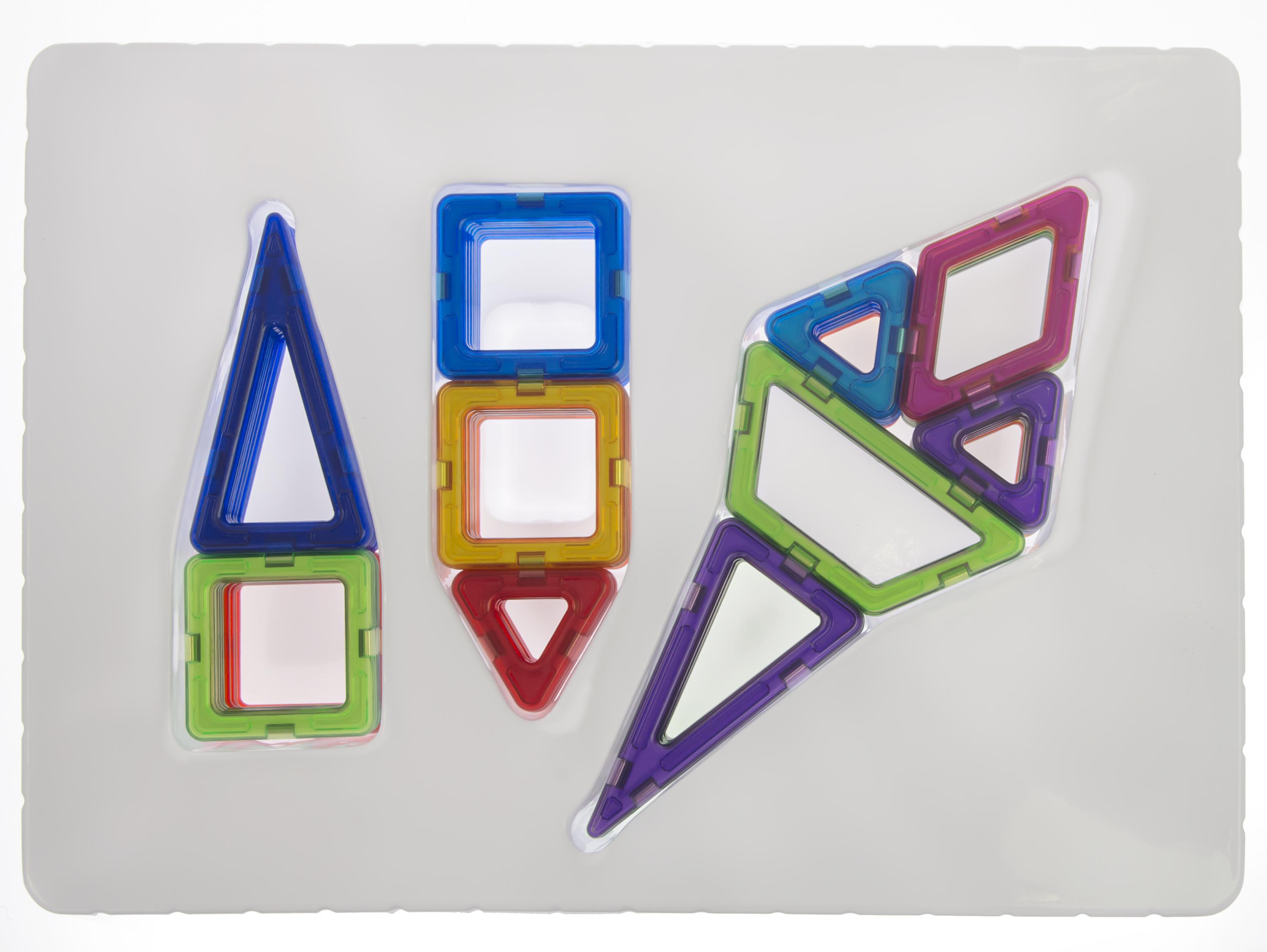 Конструктор магнітний MagPlayer 62 пр. (MPB-62) - фото 4