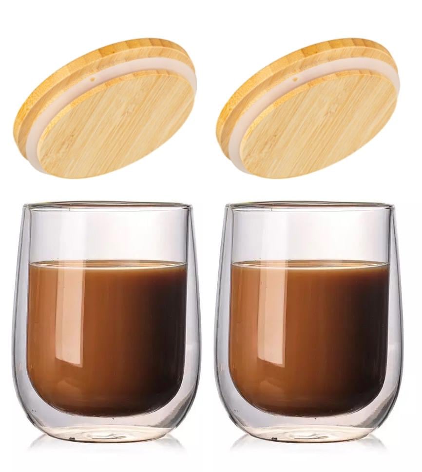 Набор стаканов для латте с двойными стенками Ardesto 360 мл 2 шт. (51943)