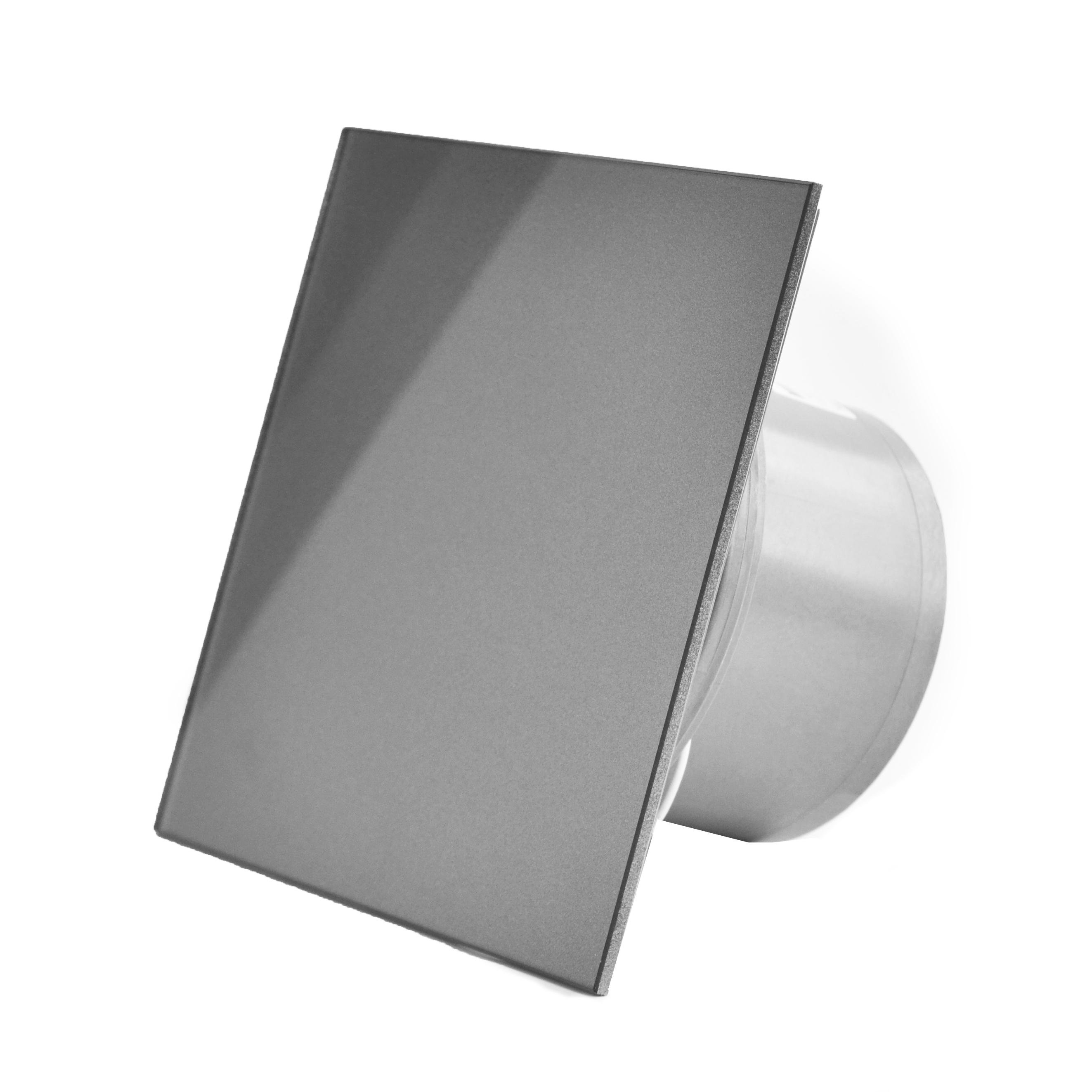 Вентилятор вытяжной с датчиком влажности и таймером MMotors JSC MMP 100 105 м³/час стекло Темно-серый (9913) Вентилятор вытяжной с датчиком влажности и таймером MMotors JSC MMP 100 105 м³/час стекло Темно-серый (9913)