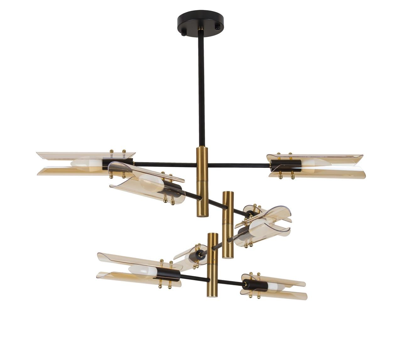 Люстра Levistella 761V1012-8 BR Черный/Бронзовый (1887935557)