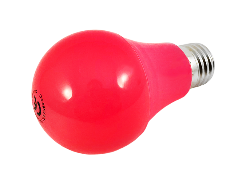 Лампа светодиодная Lemanso LM3086 7W A60 E27 175-265V Розовый (22811099)