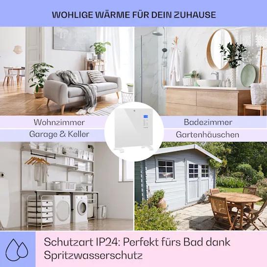 Обогреватель конвекционный KLARSTEIN Norderney 1000 Вт 20 м² Белый (10032788) - фото 3 Обогреватель конвекционный KLARSTEIN Norderney 1000 Вт 20 м² Белый (10032788) - фото 3