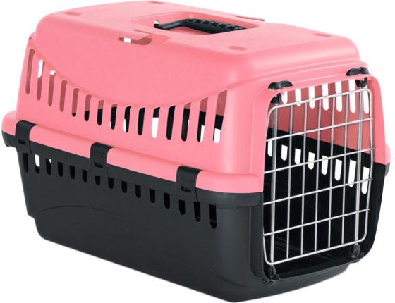 Контейнер-переноска для собак и кошек Bergamo GIPSY 1 small металлическая дверь 46x31x32 см до 6 кг Коралловый (8058093274190)
