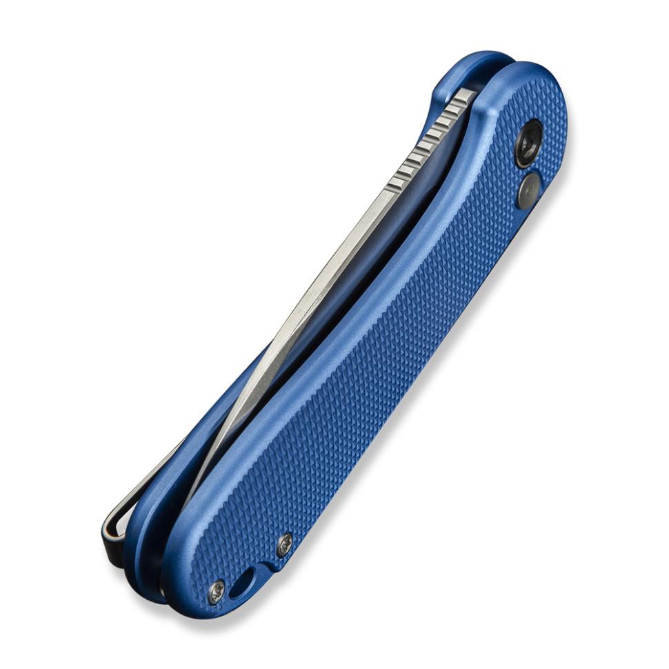 Туристичний ніж кишеньковий складаний Civivi Button Lock Elementum II C18062PD-2 Blue (54806) - фото 6