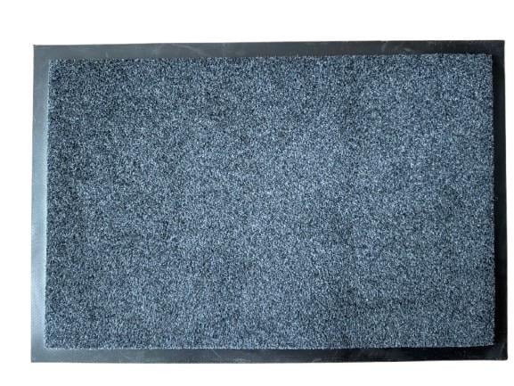 Коврик грязезащитный с влагопоглощающим покрытием 80х60 см Серый (В80с)