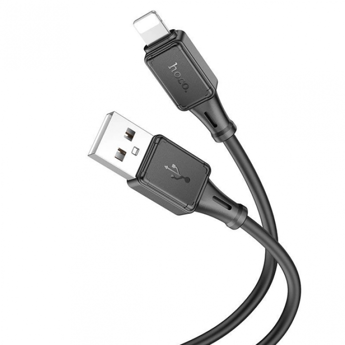 Кабель для телефона USB Lightning Apple iPhone Hoco X101 100 см 2,4A Черный Кабель для телефона USB Lightning Apple iPhone Hoco X101 100 см 2,4A Черный