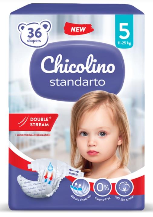 Детские подгузники Chicolino MIDDLE Standarto р. 5 11-25 кг 36 шт. (2671738011)