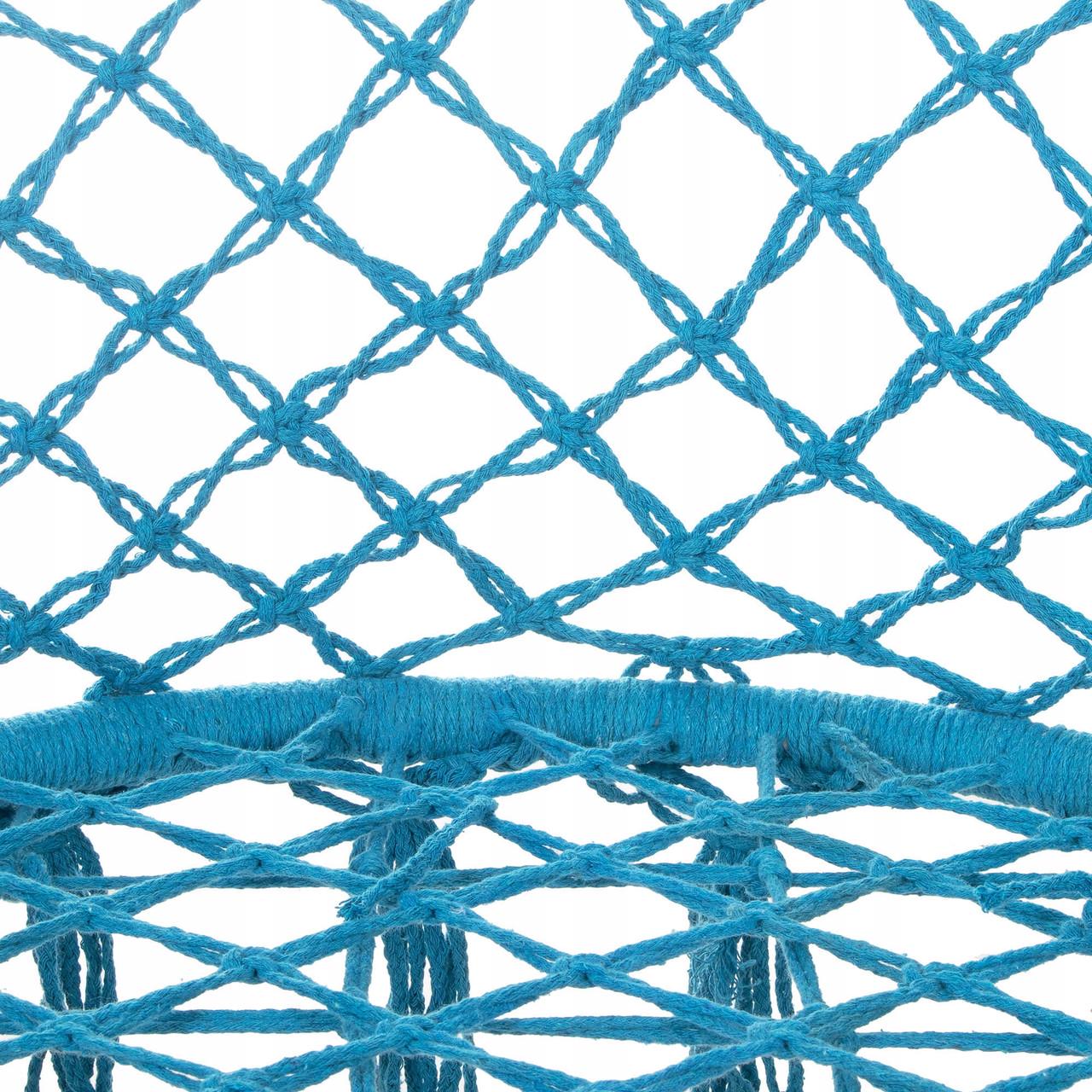 Підвісне крісло-гойдалка Springos SPR0025 Blue - фото 7 Підвісне крісло-гойдалка Springos SPR0025 Blue - фото 7